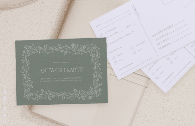 Antwortkarten Hochzeit