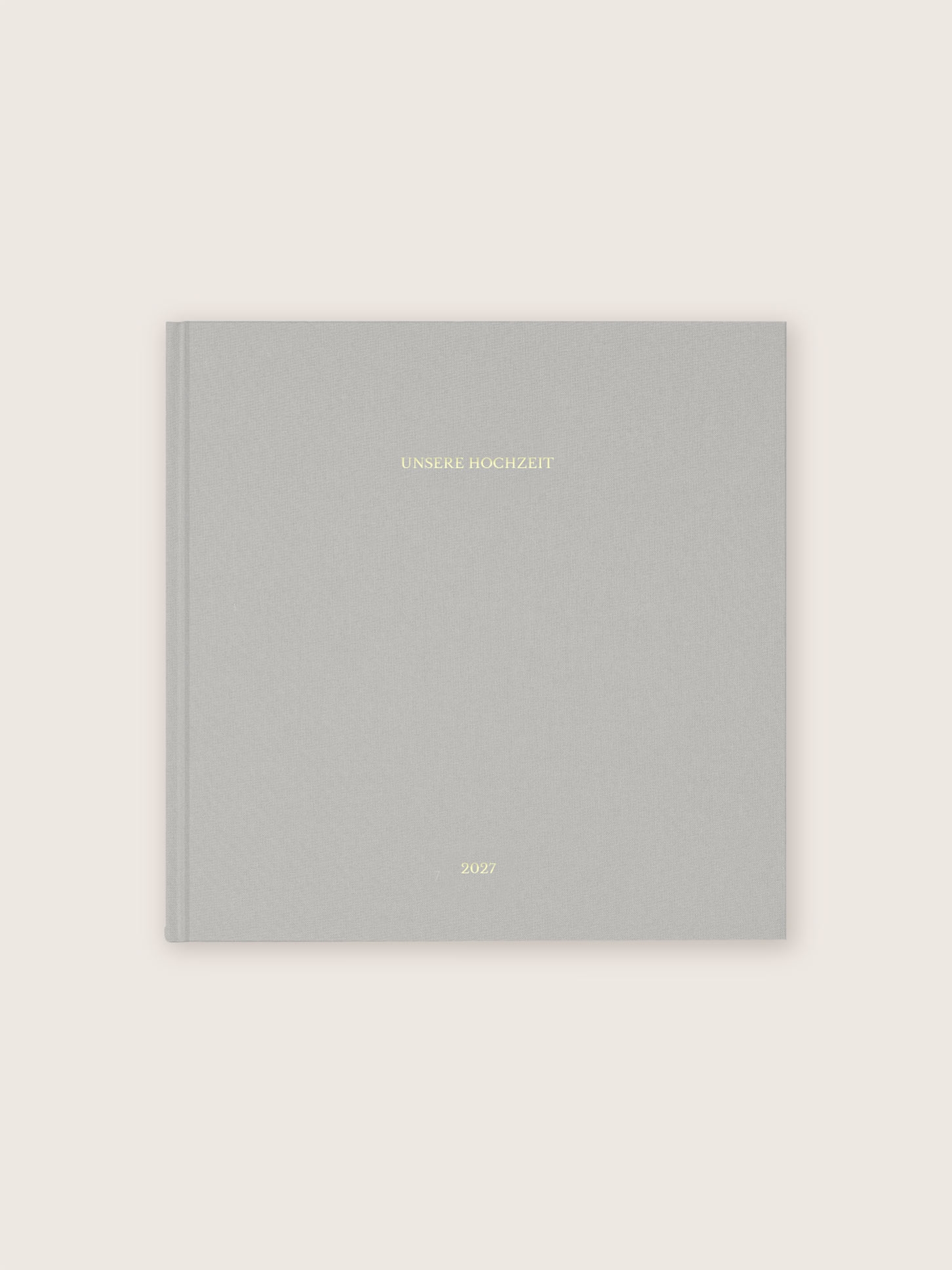Fotobuch mit Stoffeinband mit Veredelung