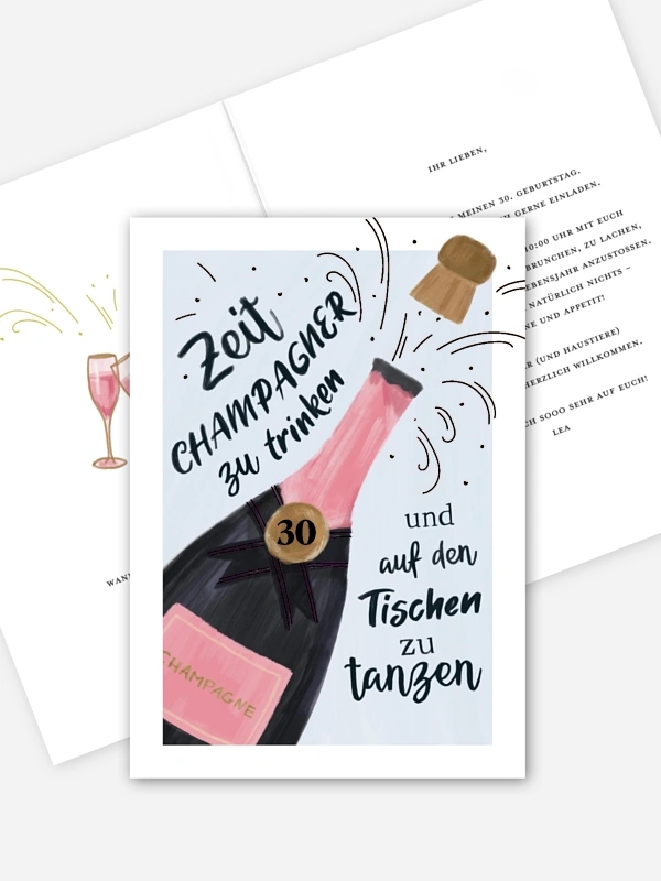 Champagner Feier