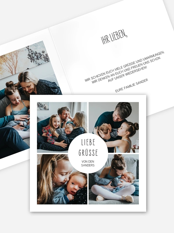 Familien Collage