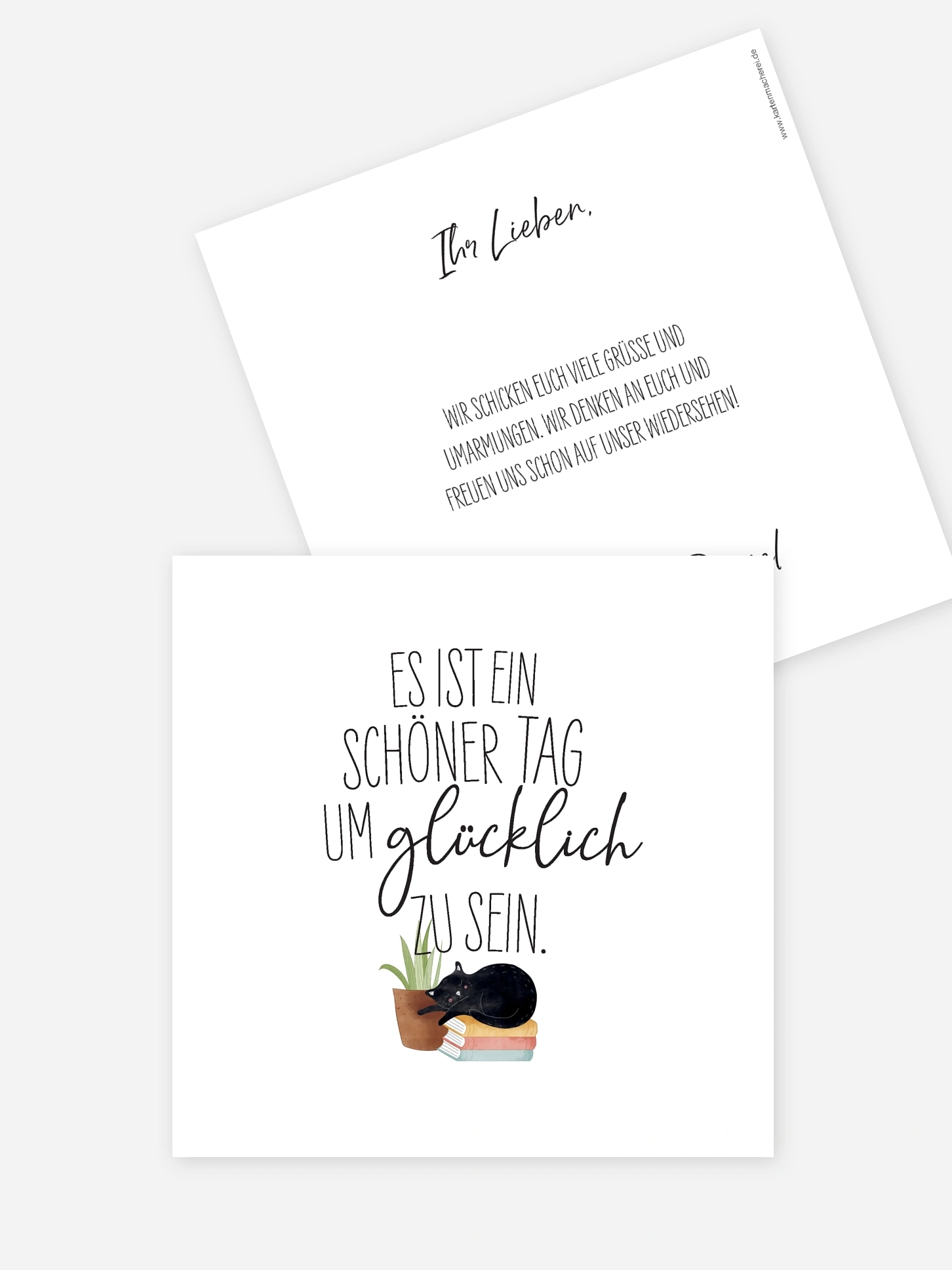 Grußkarte Schöner Tag
