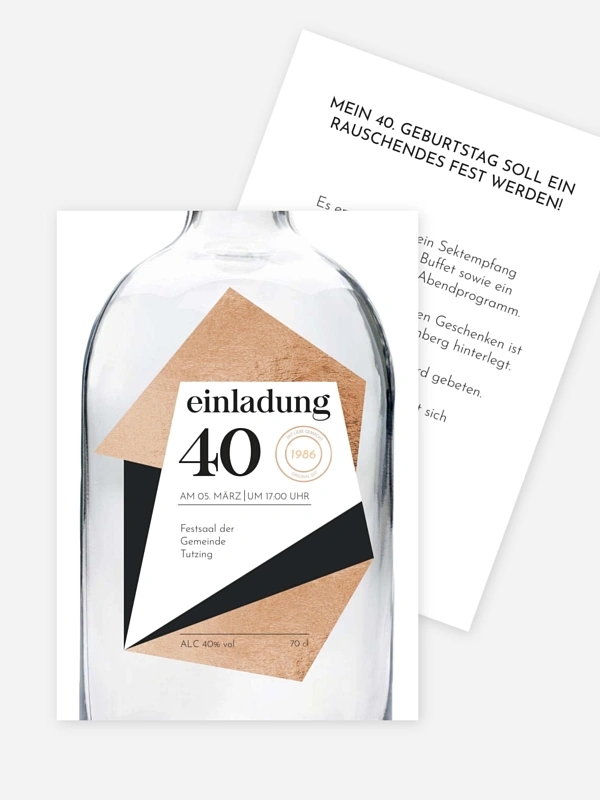 Gin Bottle
