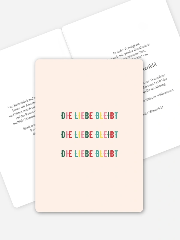 Liebe bleibt