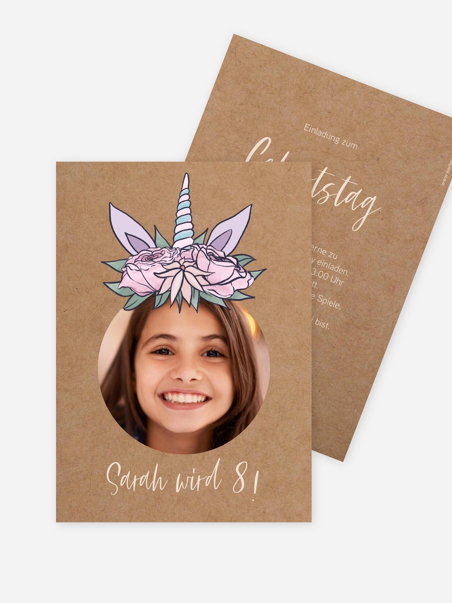 Kindergeburtstagseinladung Unicorn Magic