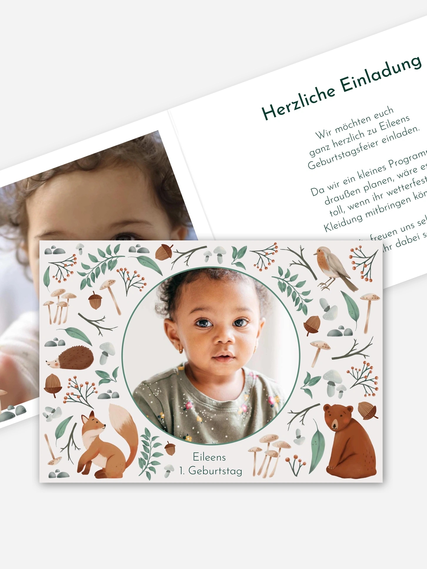 Kindergeburtstagseinladung Fairytale Forest