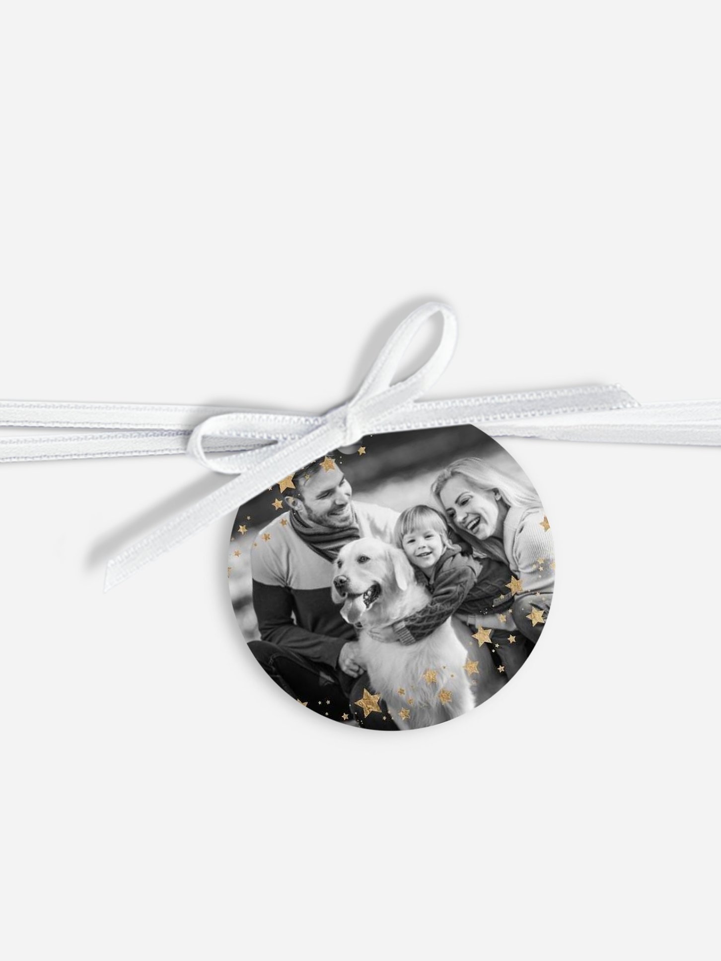 Geschenkeanhänger Sternchenband