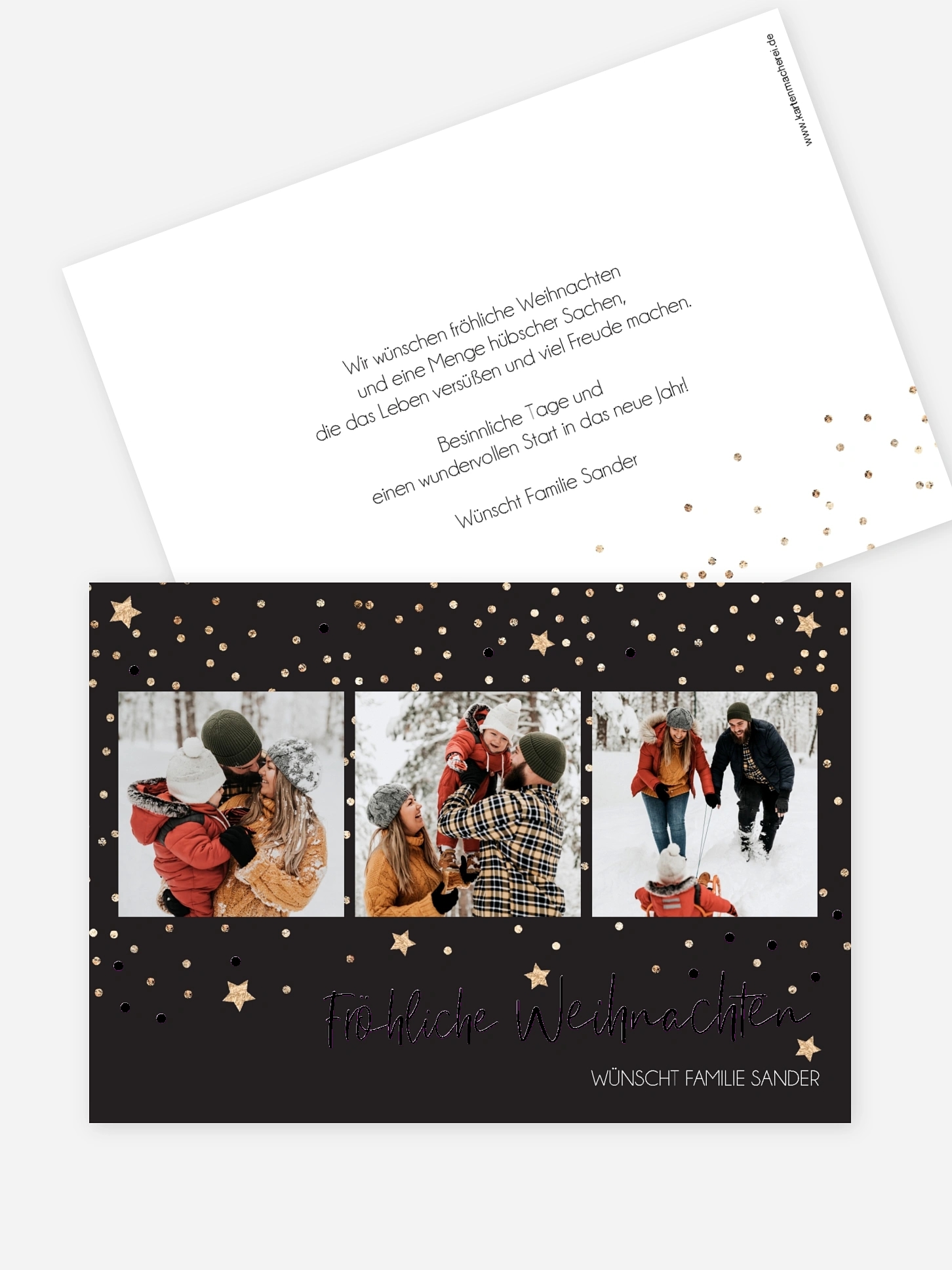 Weihnachtskarte Christmas Miracle