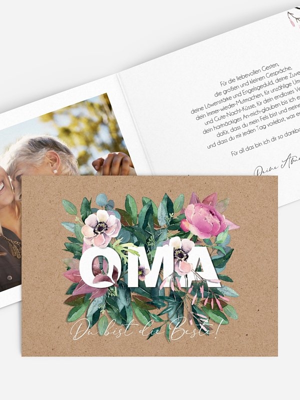 Blumen für Oma