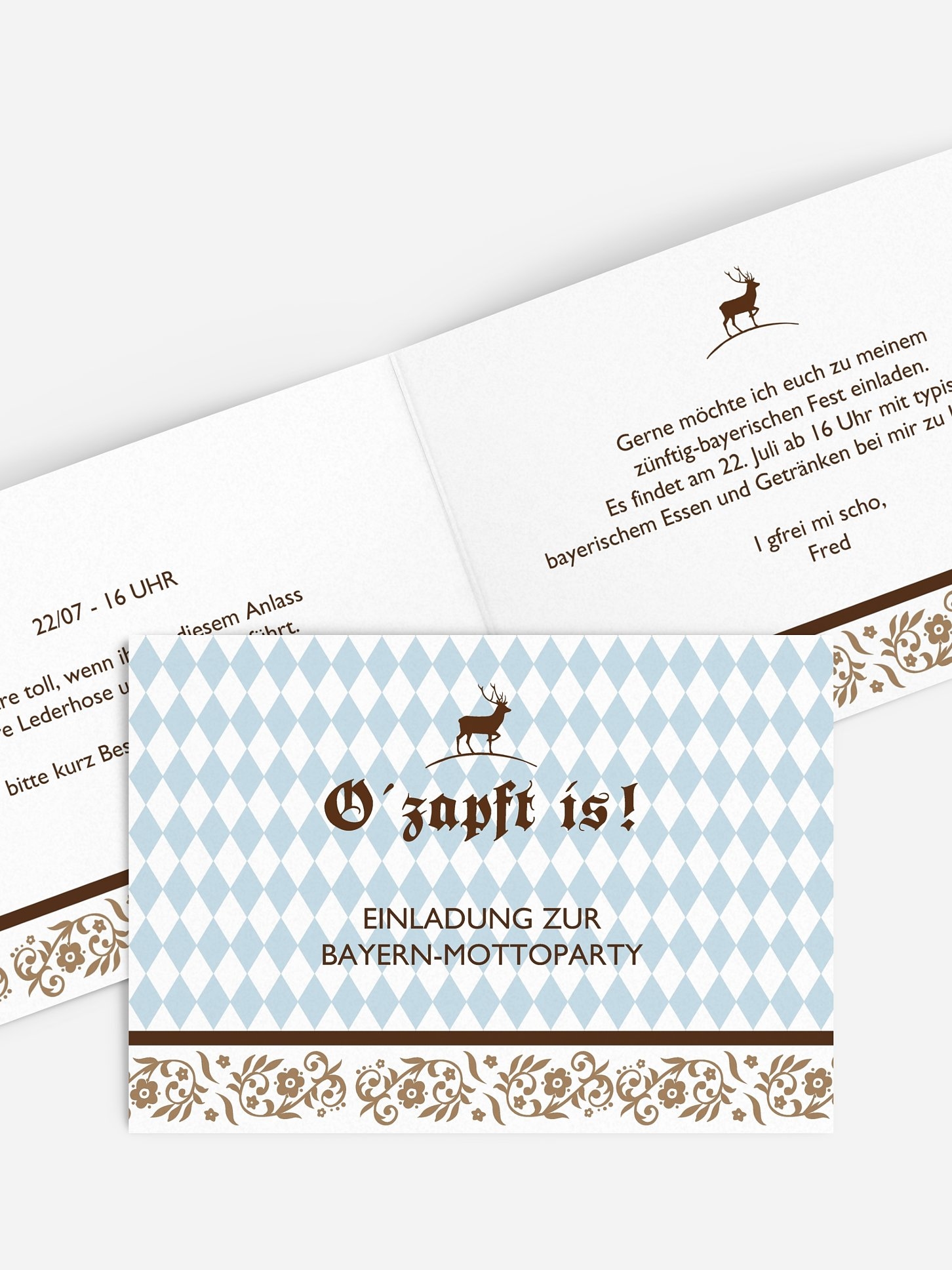 Partyeinladung Oktoberfest