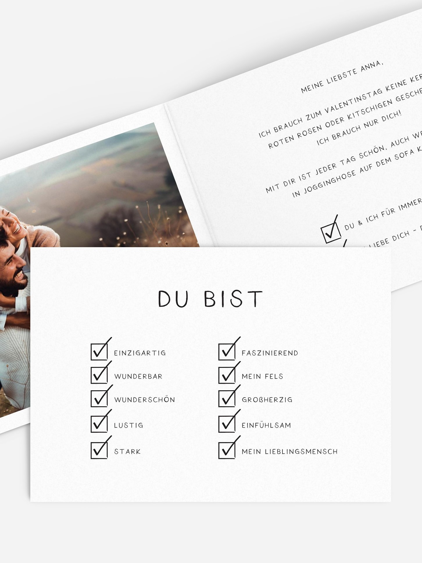 Karte zum Valentinstag You Are