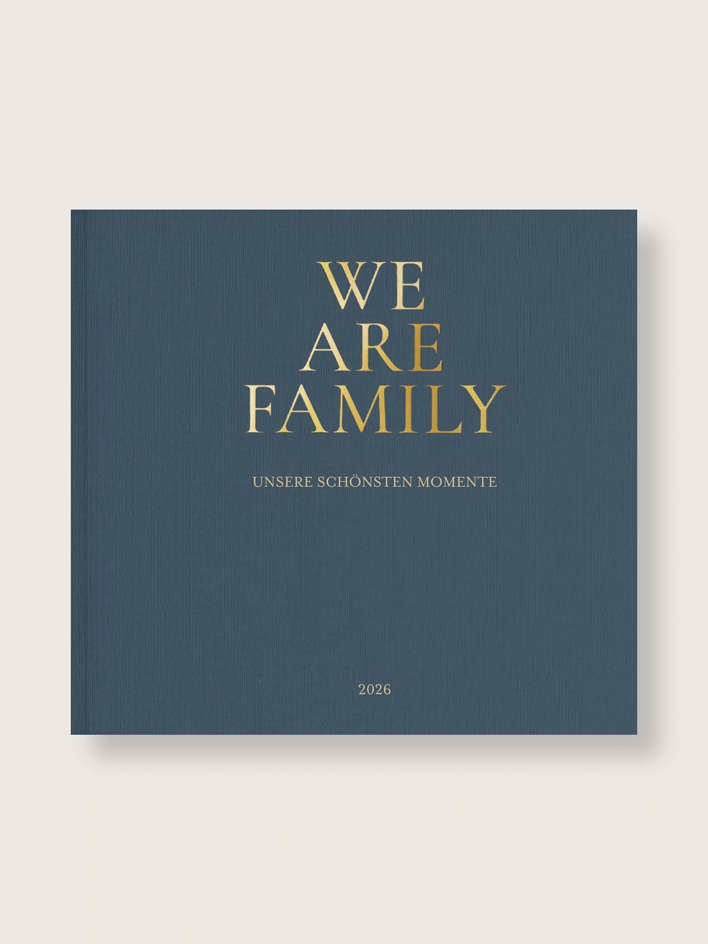 Fotobuch mit Stoffeinband We Are Family
