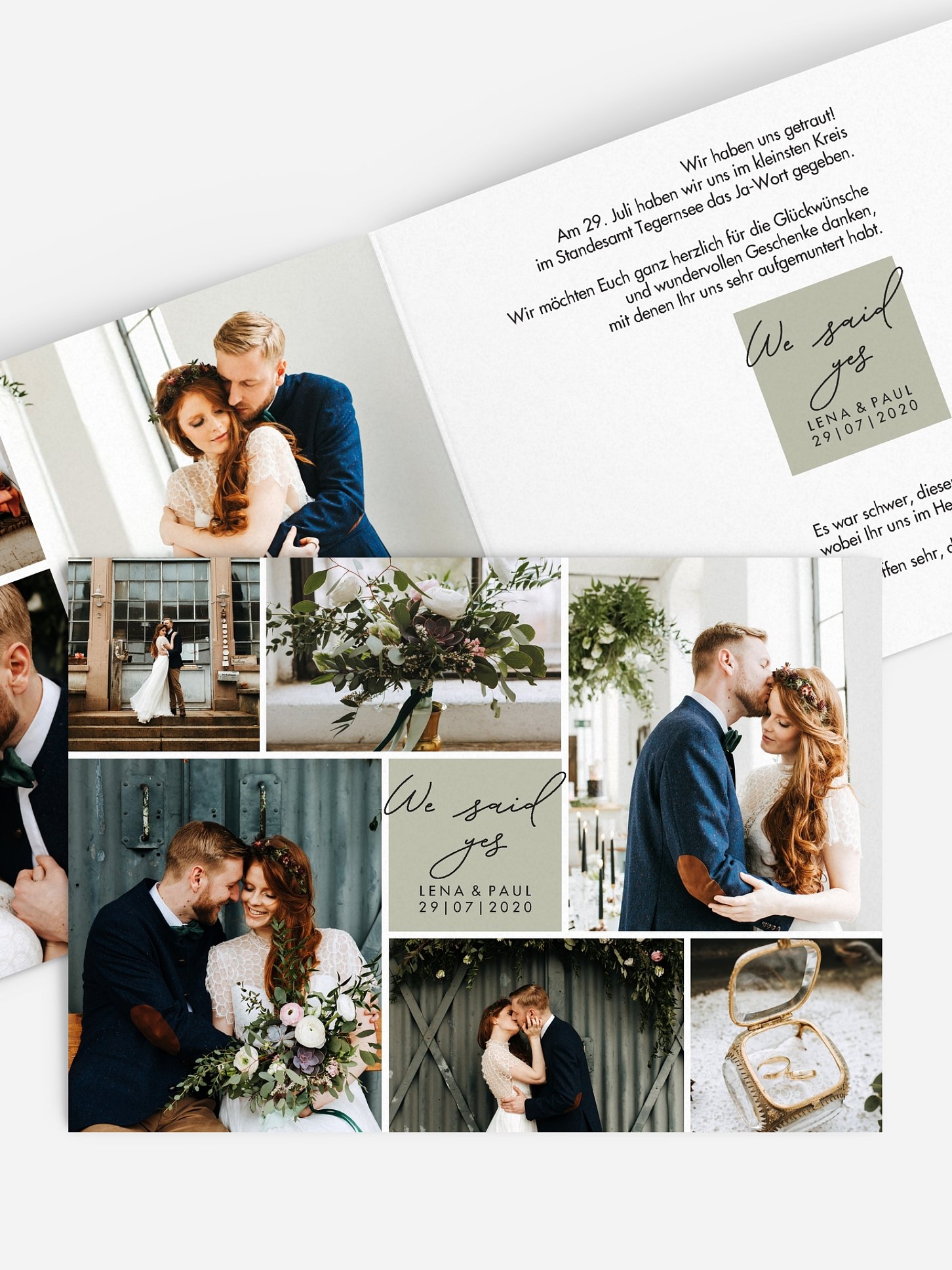 We-said-yes Karte Lasting Memories