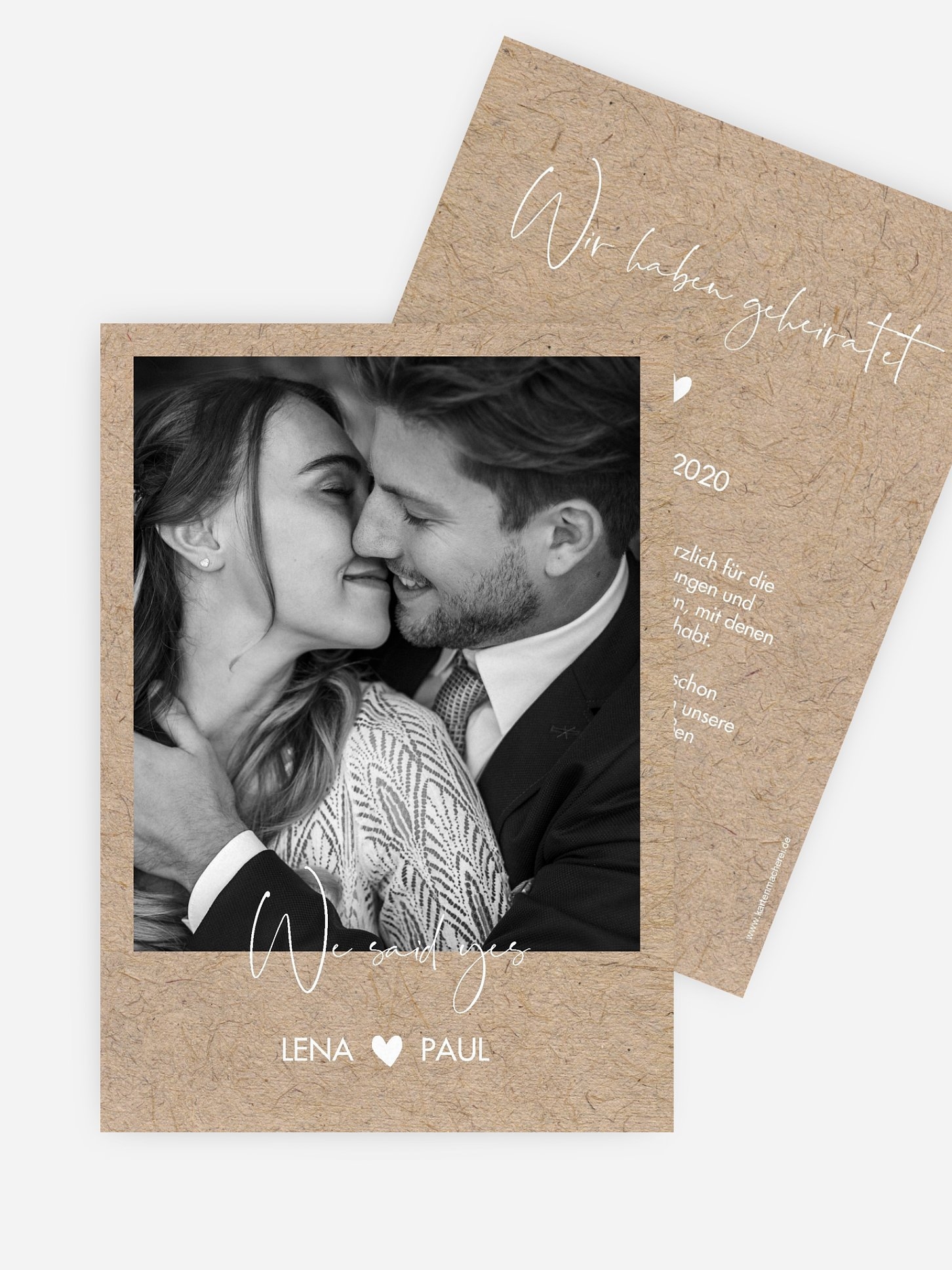 We-said-yes Karte Crafty