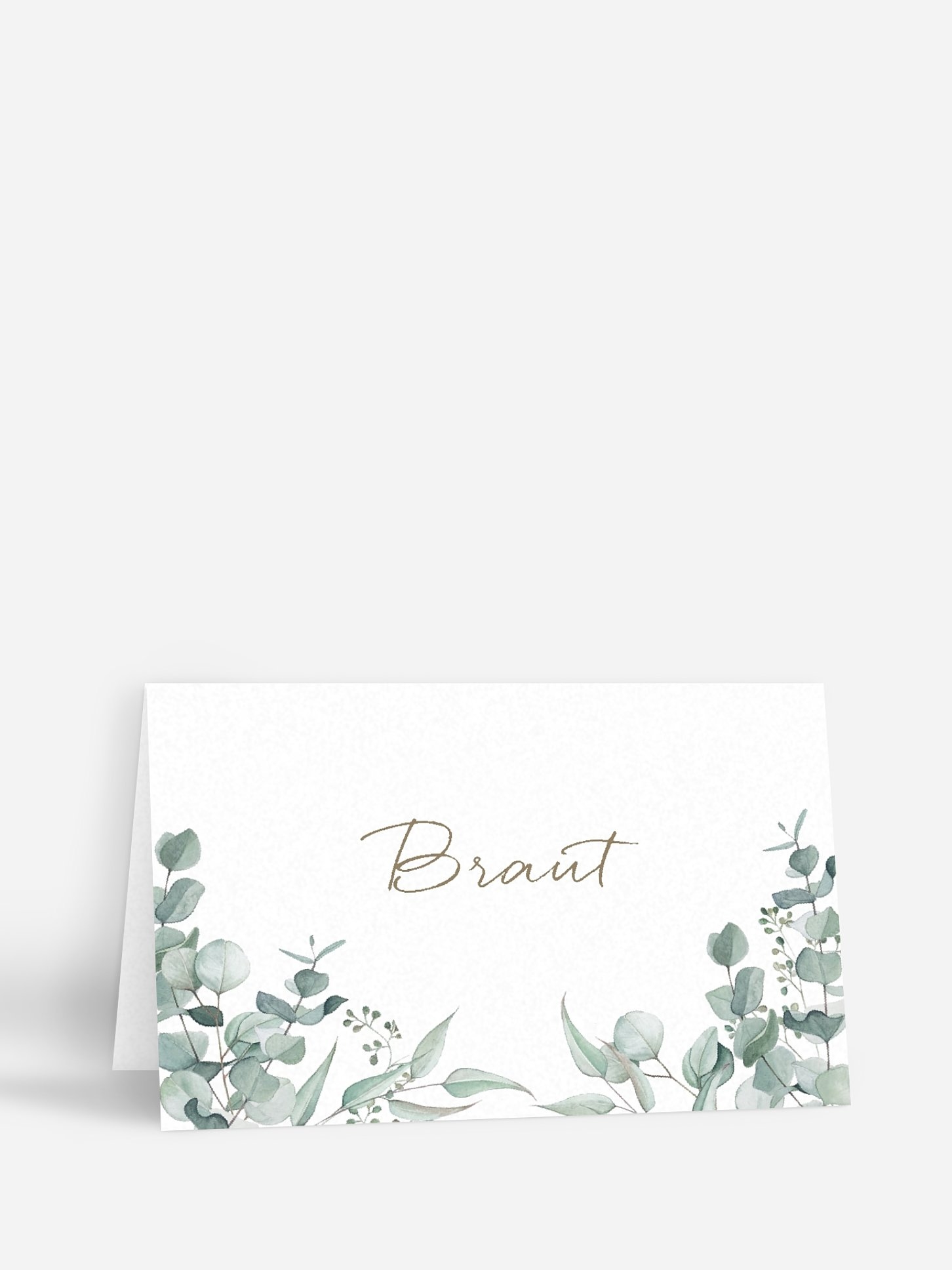Tischkarte Hochzeit Soft Greenery