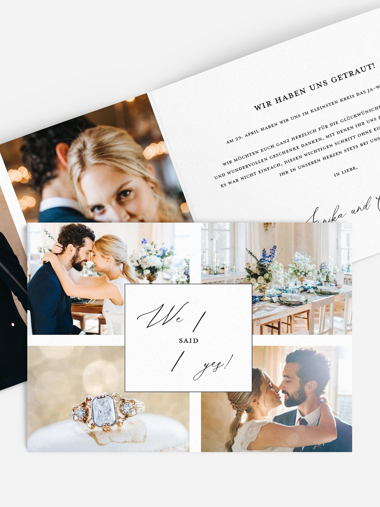 We-said-yes Karte Love Letter
