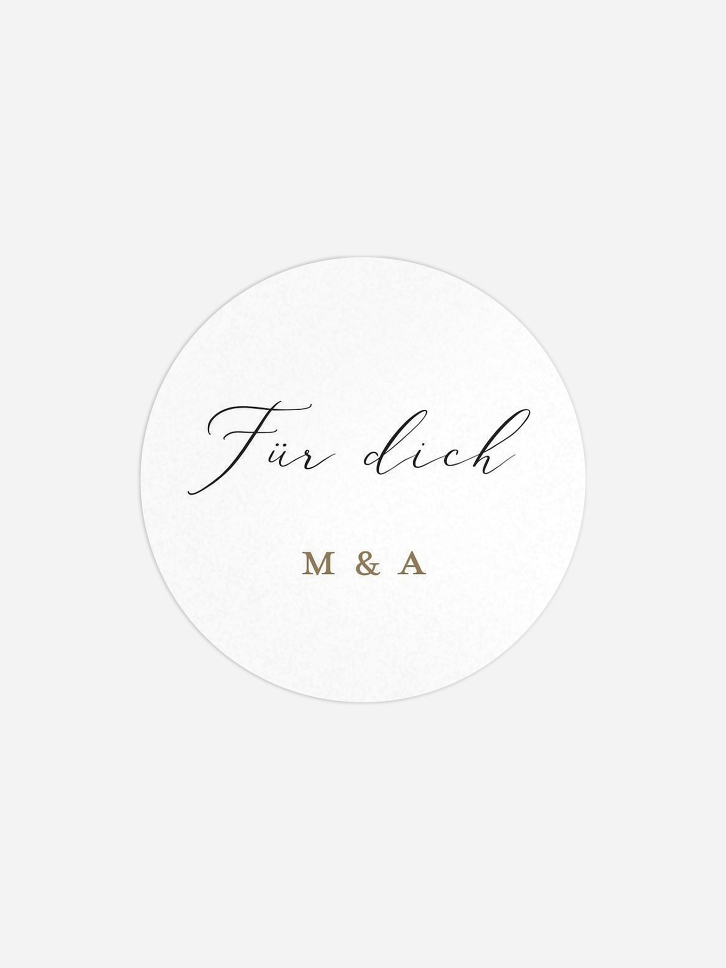 Geschenkaufkleber Hochzeit Romantic Family