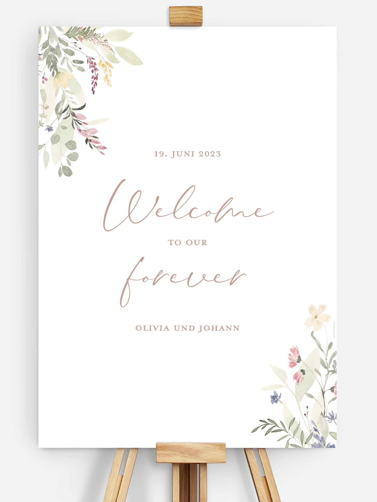 Willkommensschild Wildflower Dance