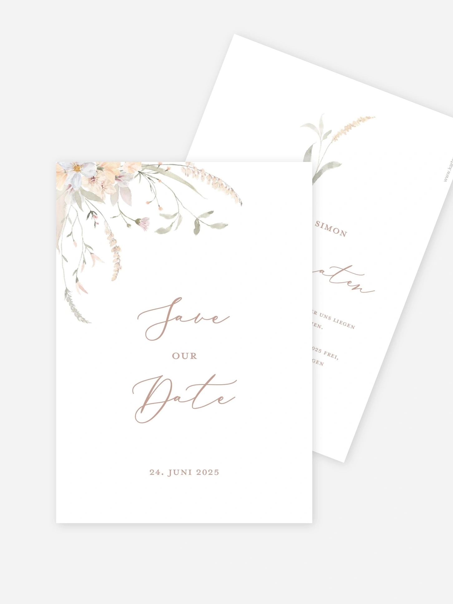 Save-the-Date Karte Evigt