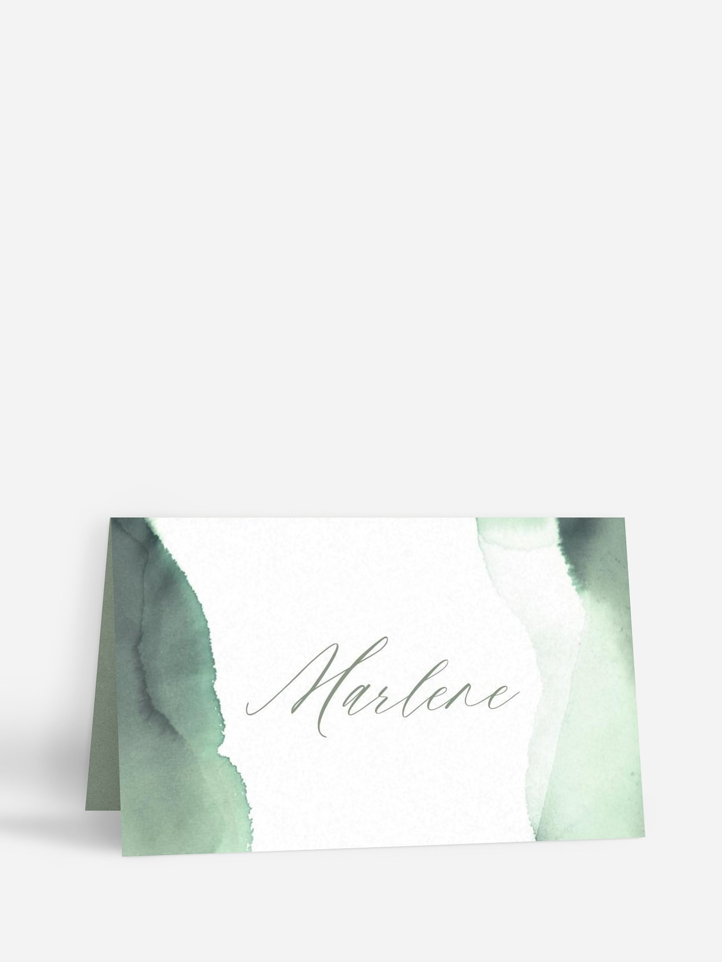 Tischkarte Hochzeit Typo Love