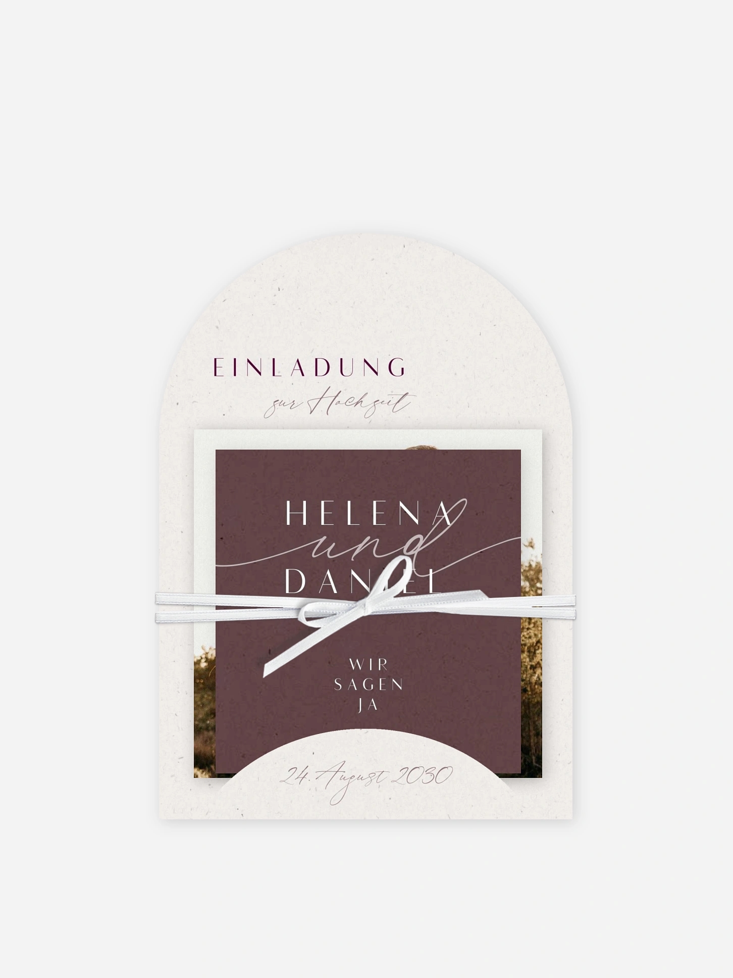 Hochzeitseinladung Romance Letters
