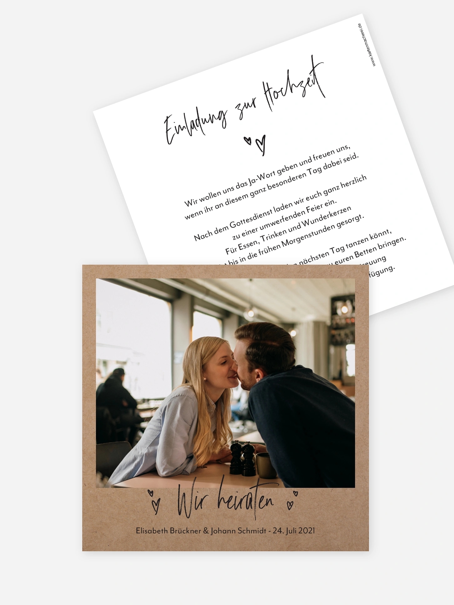 Hochzeitseinladung Lasting Love