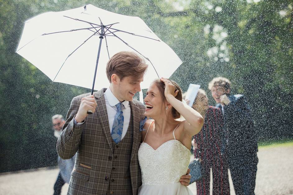 Hochzeitswetter Notfallplan für Hitze, Regen, Kälte & Wind