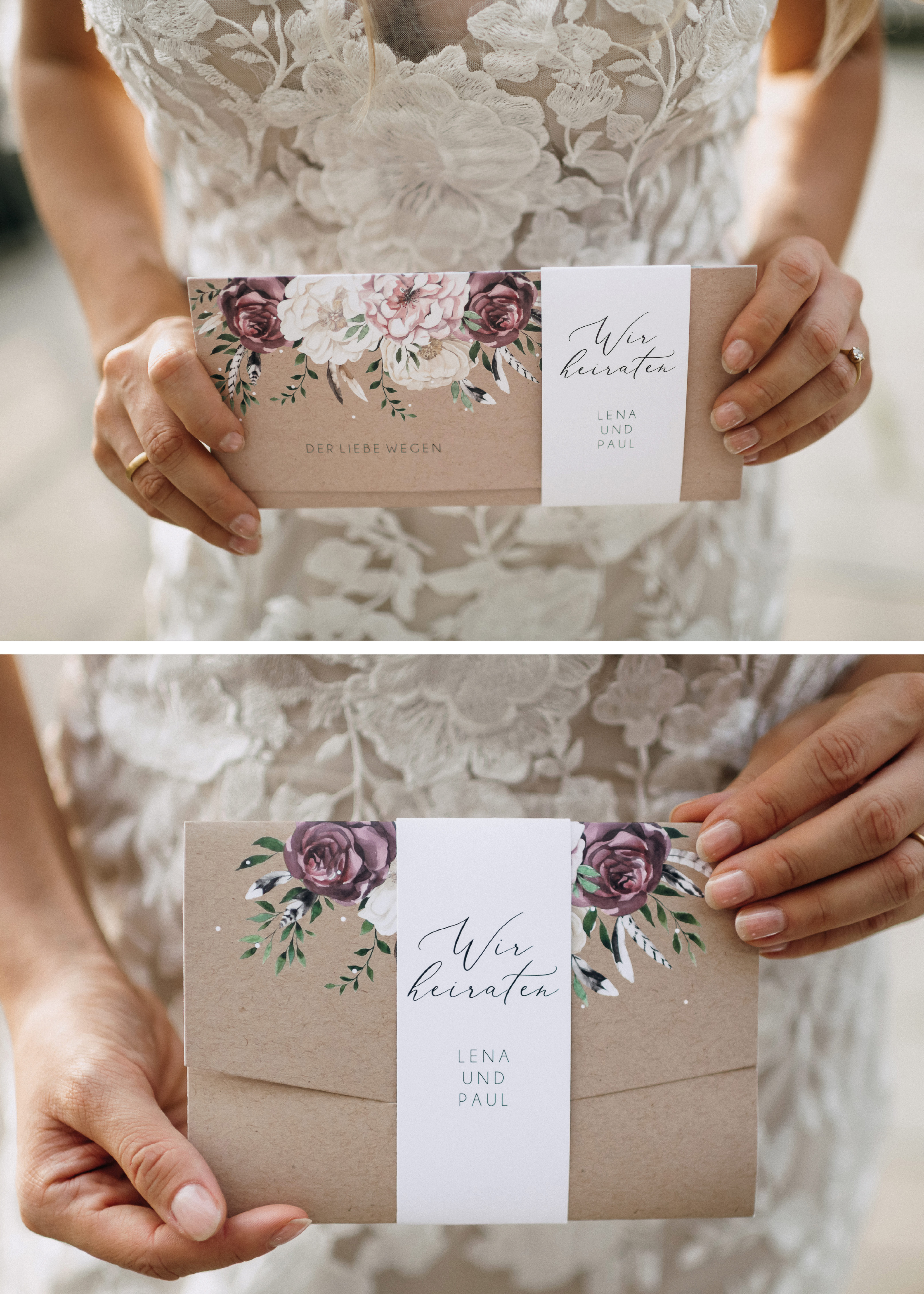 Hochzeitseinladung im Design Bohemian Summer
