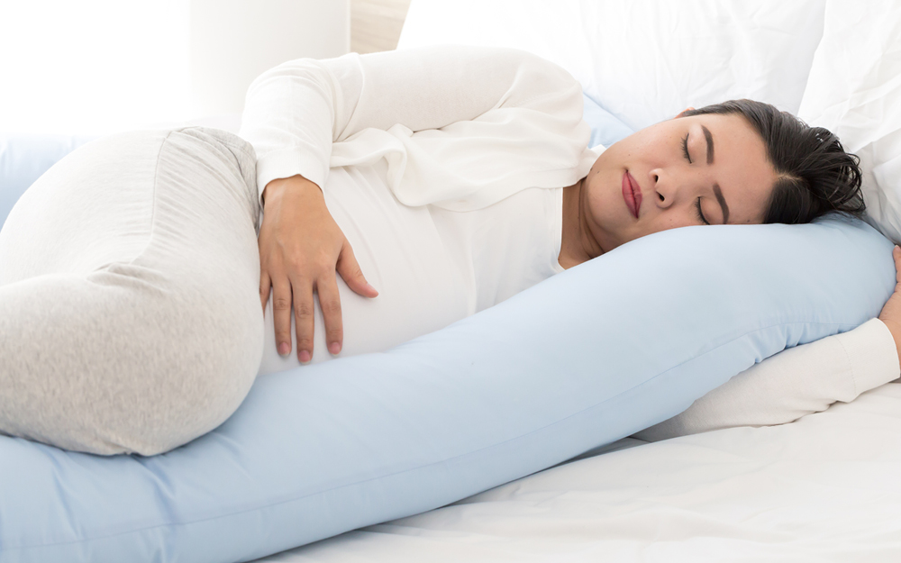 Gute Schlafposition in der Schwangerschaft