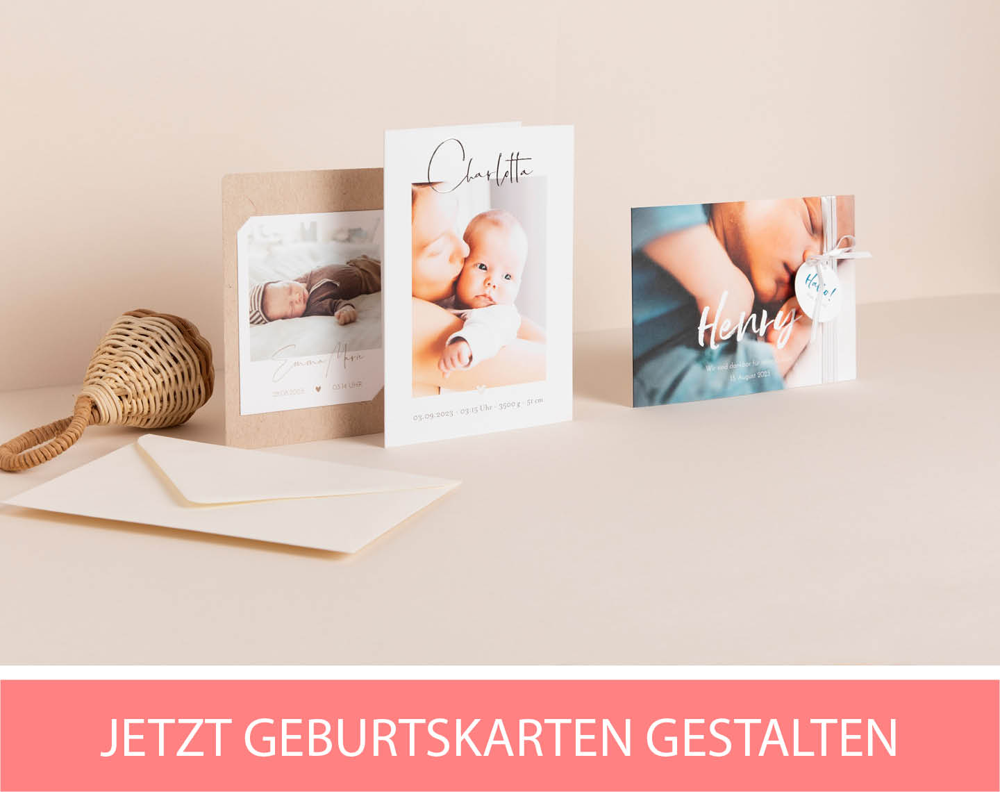 Geburtskarten für ein Winterbaby