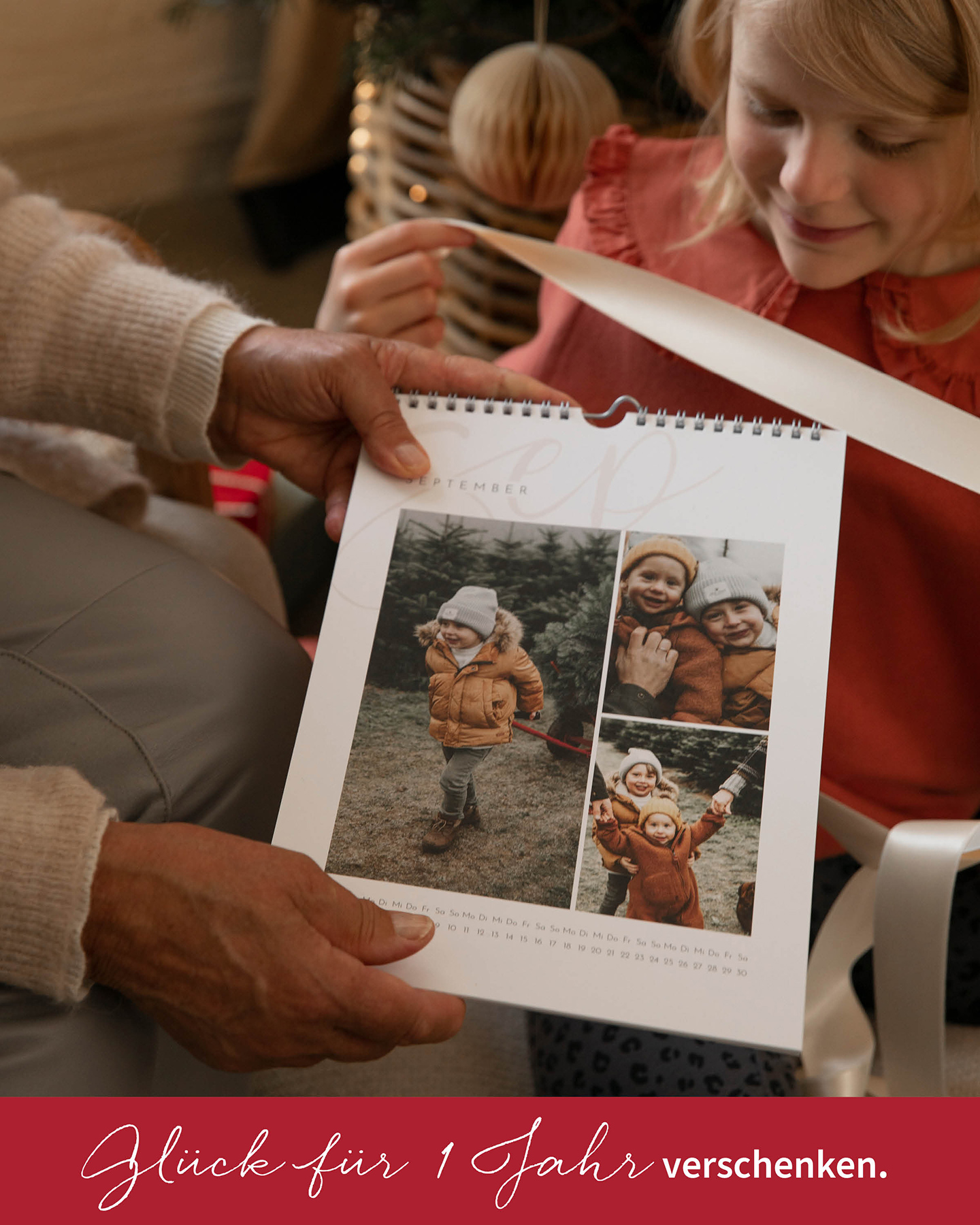 Kalender wir an Weihnachten verschenkt.