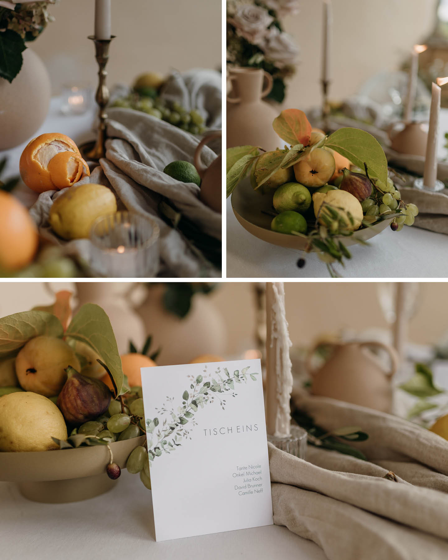 Nachhaltige Dekoration für die Hochzeit