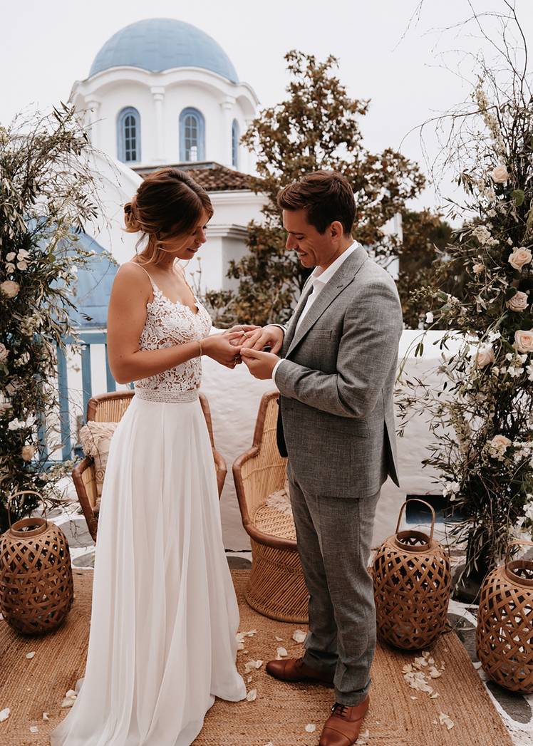 Mediterrane Hochzeit Heiraten mit griechischem Flair