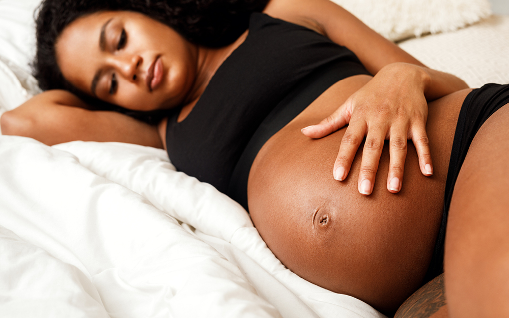 Schlafposition in der Schwangerschaft: Rechte Seite
