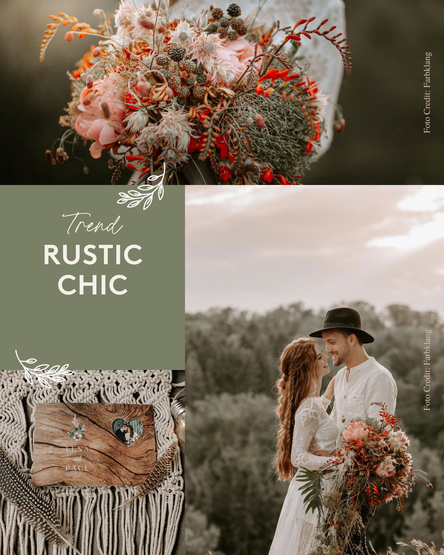 Hochzeitstrend Rustic Chic