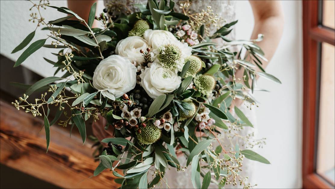 Elegantes Blumen Zur Hochzeit Bild