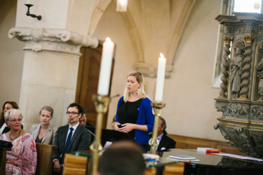 Die Akustik in der Kirche eignet sich hervorragend für getragene Melodien wie Schuberts „Ave Maria“.