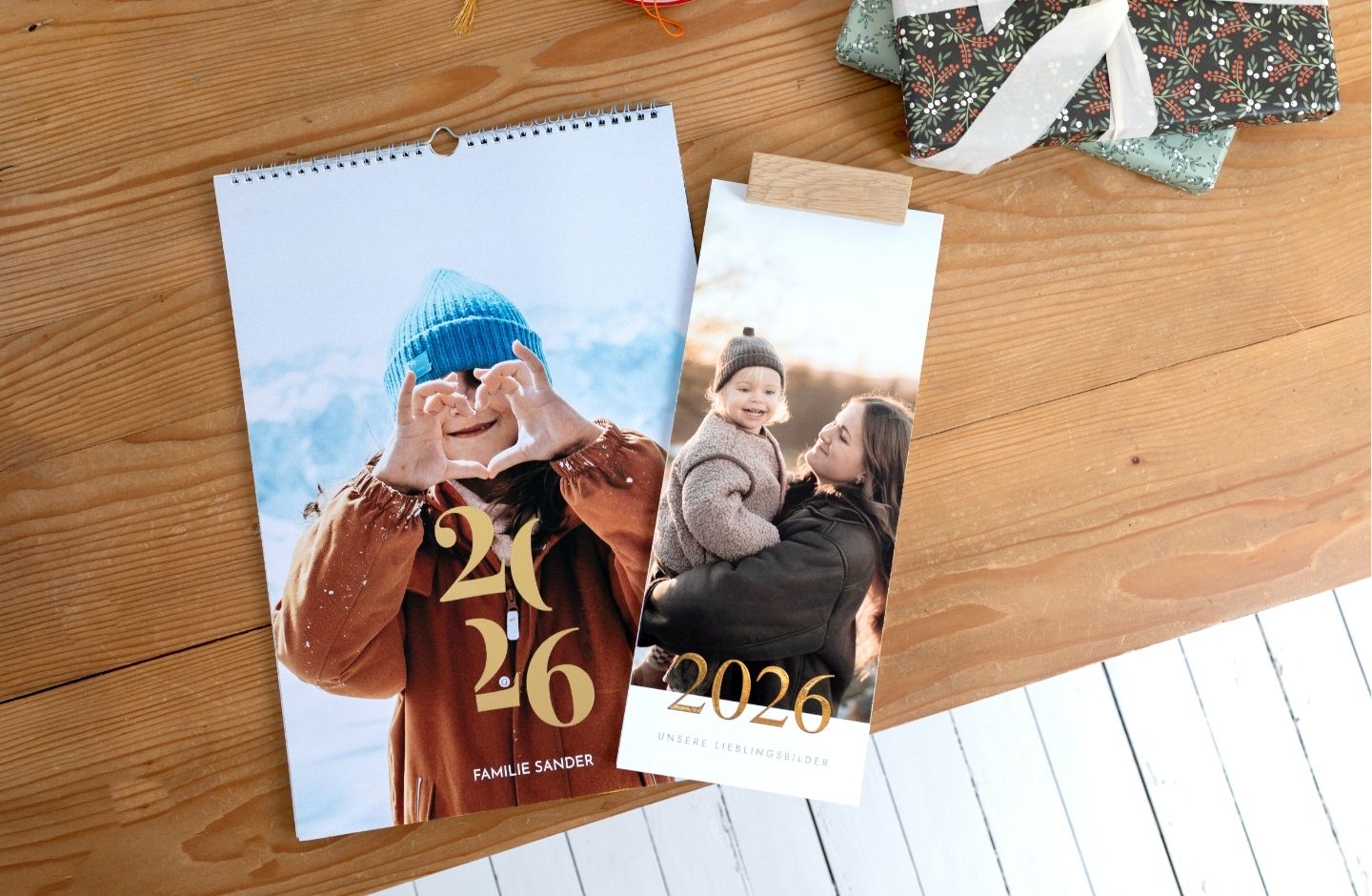 Wandkalender mit Kinderbildern