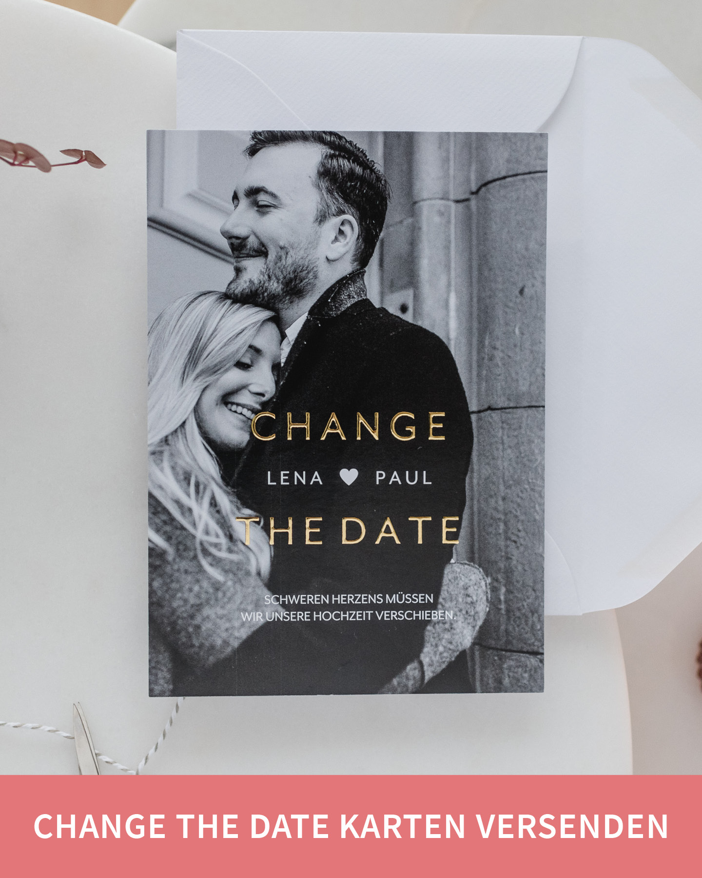 change the date Karten zur Hochzeit