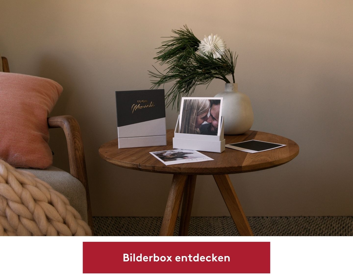 Bilderbox mit Aufsteller als Fotogeschenke Idee