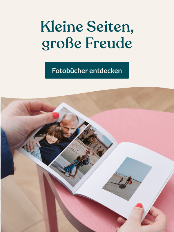 Schnell gestaltet Mini-Fotobücher