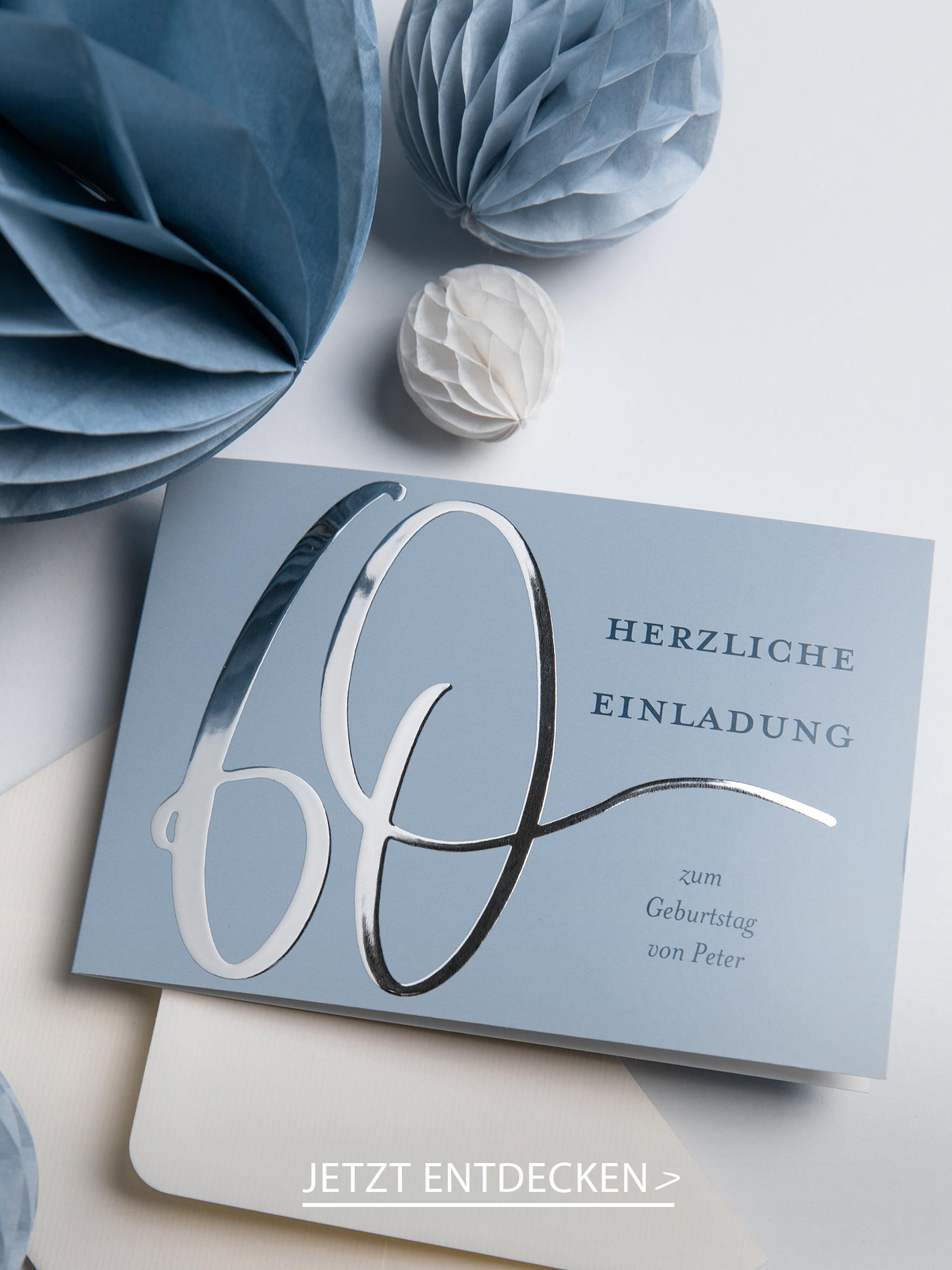 EINLADUNG 60. GEBURTSTAG Mit Schwung