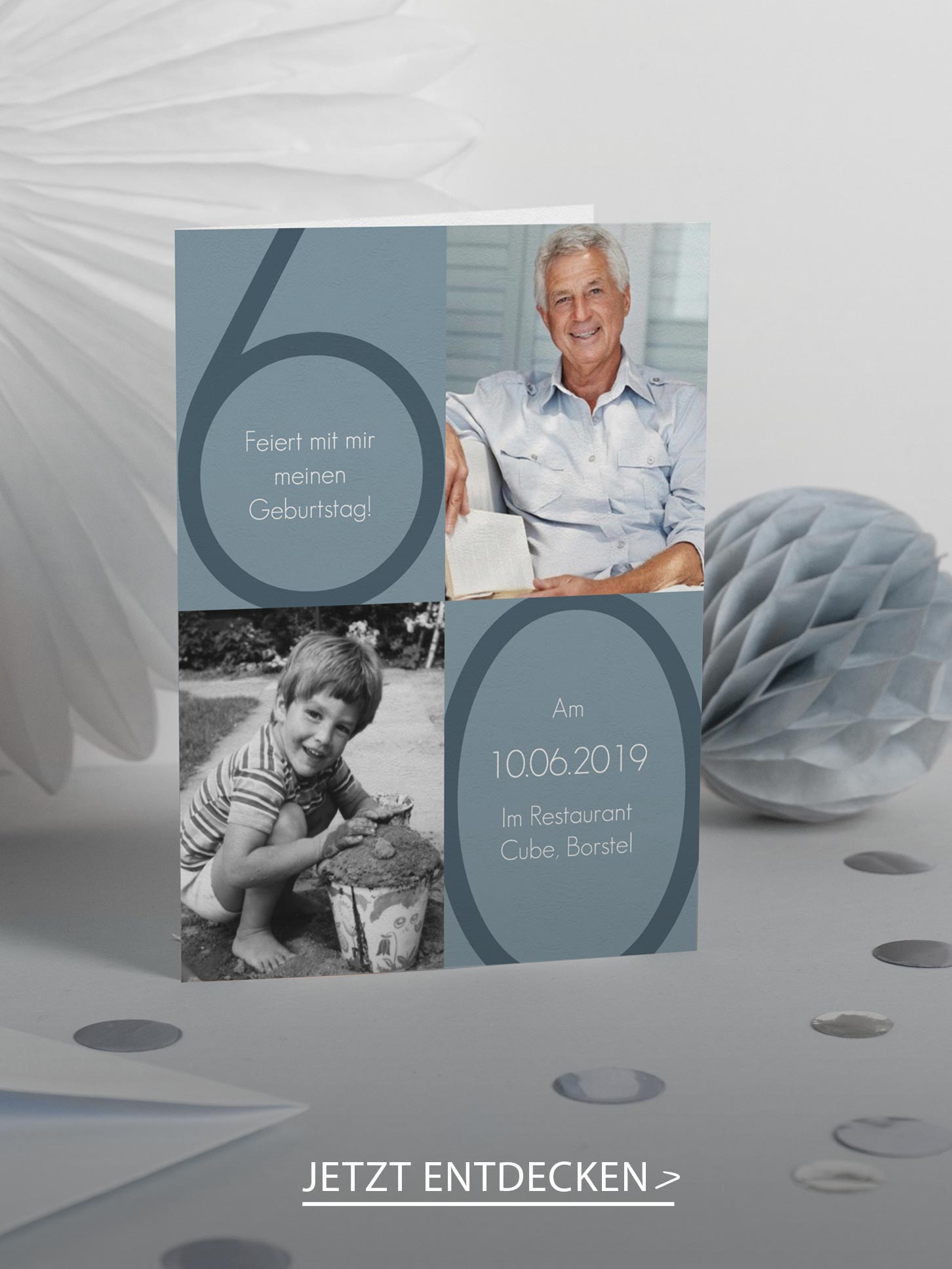 EINLADUNG 60. GEBURTSTAG Im Fokus