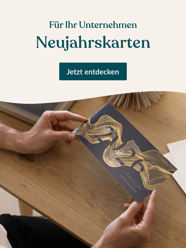 Jetzt bestellen Neujahrskarten für Ihr Unternehmen