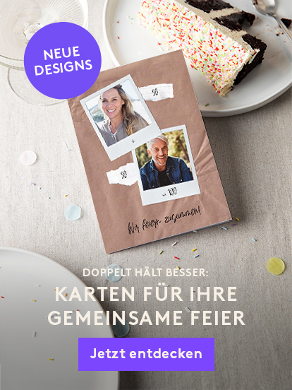 Gemeinsam Feiern! Design für Doppelgeburtstage