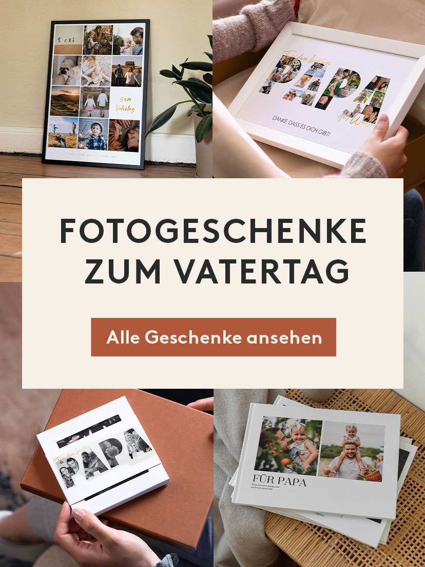 Auswahl an schönen Designs Besondere Vatertagsgeschenke