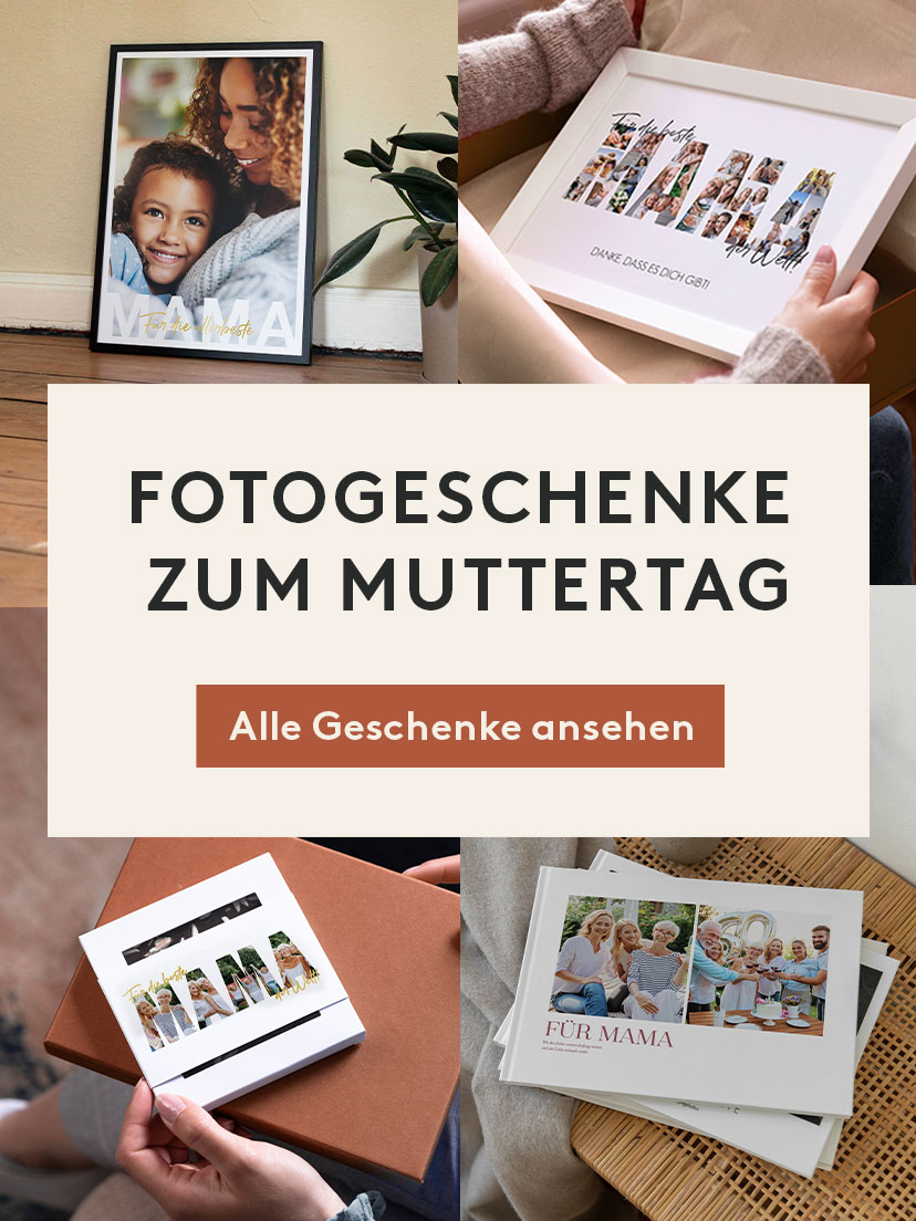 Auswahl an schönen Designs Besondere Muttertagsgeschenke