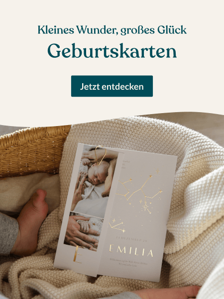 Jetzt entdecken Alle Geburtskarten