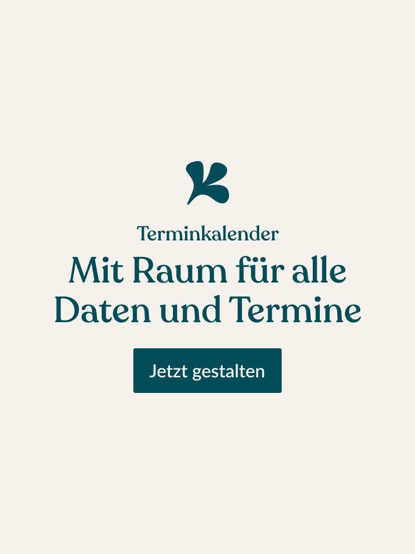 Viel Platz für alles Wichtige Termine