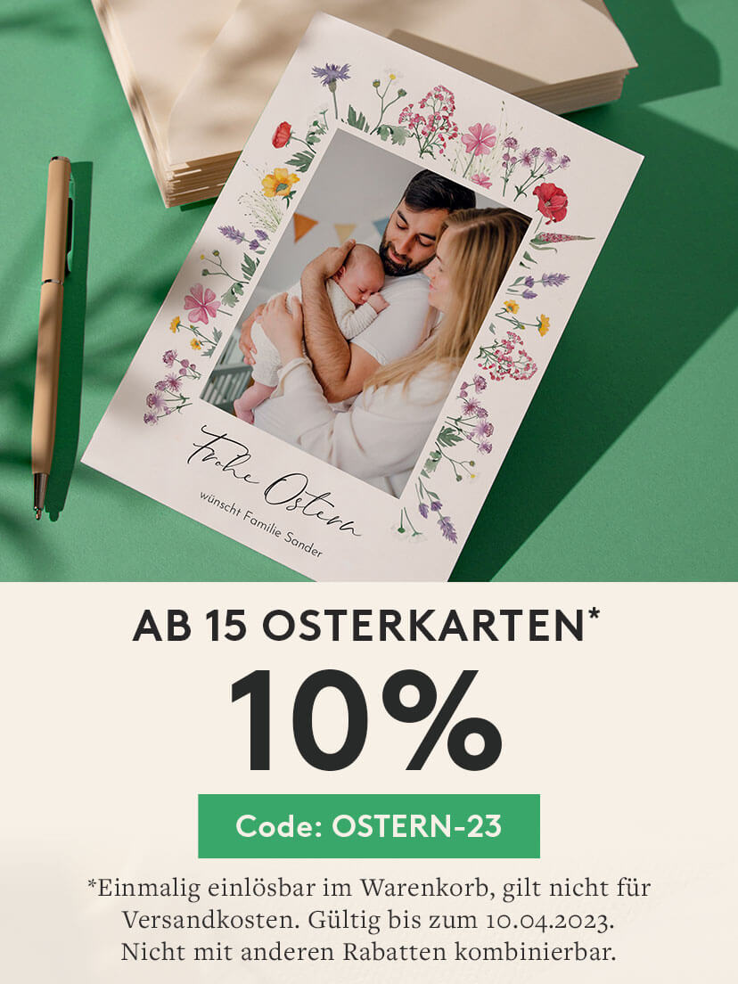 Oster-Special Ihr Code: OSTERN-23