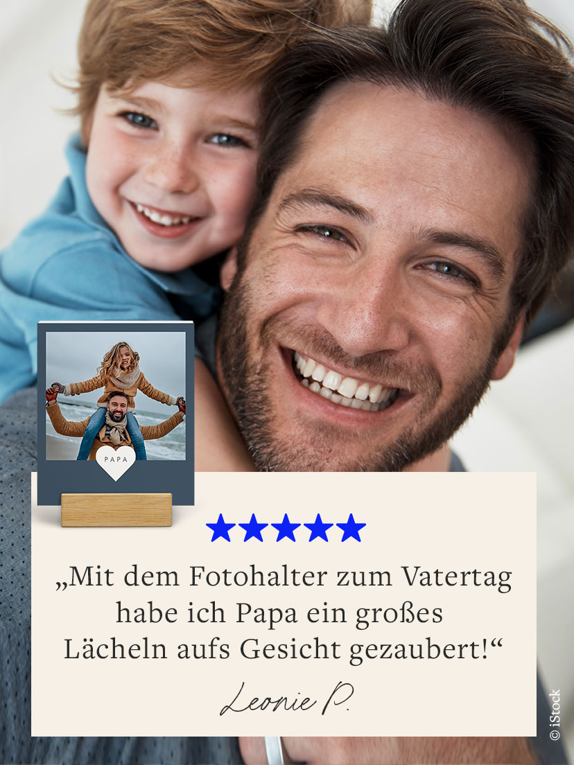 FOTOHALTER VATERTAG With all my Heart